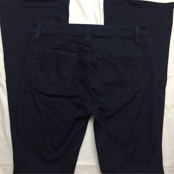 LOFT Dark Indigo Straight Leg Jeans - Picture 2 of 6